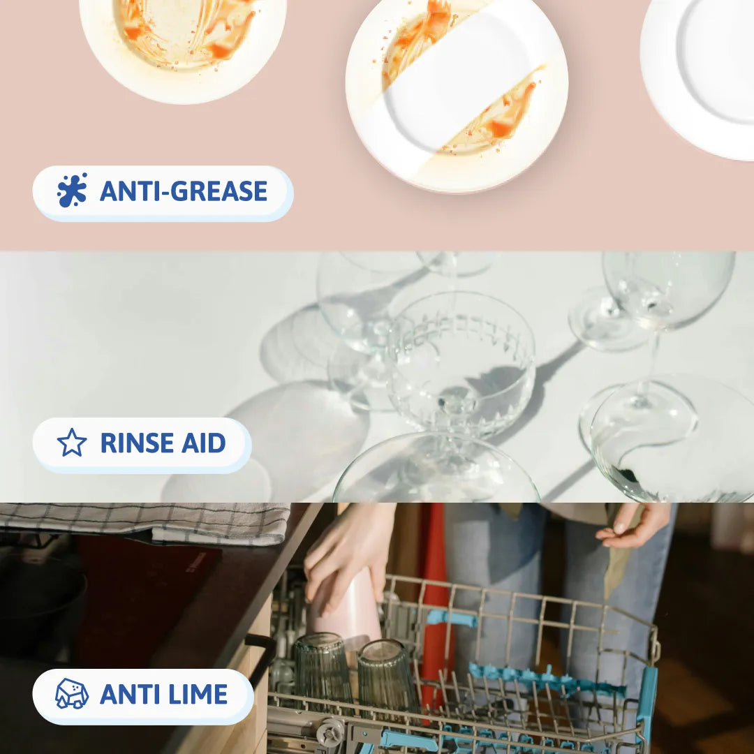 6-in-1 Eco Dishwasher Tablets - 60 Washes
