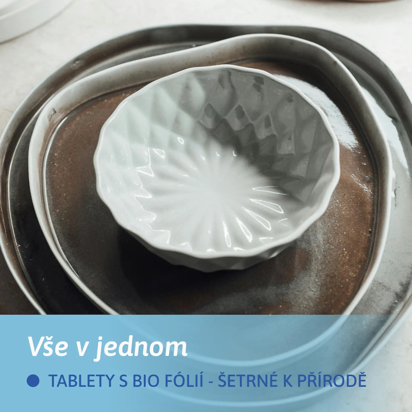 Eco tablety do myčky nádobí 6v1 – balení 60 tablet