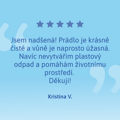 Eco prací lístky Natulim – balení na 40 praní