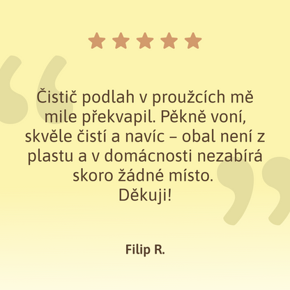 Ekologický čistič podlah – 30 rozpustných proužků