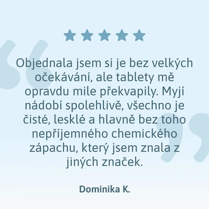 Eco tablety do myčky nádobí 6v1 – balení 60 tablet